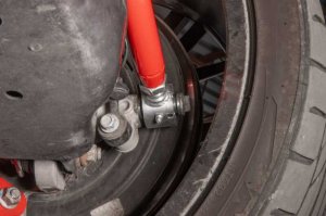 Chevrolet Camaro Alignment Toe Arms - Rear - UMI Performance - Adjustable, Roto-Joint - Black - `16-`24